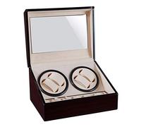 Unisex Watch Winder 4+6 Automatic Winder Holder Display Mechanical Watch Motor Shaker Winding Box Watches Rotator Large-Capacity Storage Organizer Quiet and Well Operated