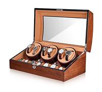 Unisex Watch Winder Automatic Watch Winder, +7 Storage Display Box Case with Extremely Silent Motor,Battery Powered Or AC