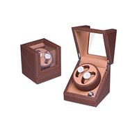 Unisex Watch Winder Automatic Watch Winder,Household Box,for 2 WristWaterproof Watches Winding Case UltraQuiet Rotation Turns per Day