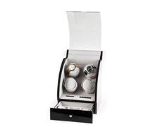 Unisex Watch Winder Automatic Watch Winder,Quad Shaker Mechanical Box, Advanced Control and Quiet Motor, LCD Digital Touch Display, 3 Jewelr
