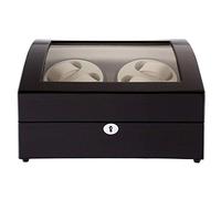 Unisex Watch Winder Automatic Watches with Case Leather Pillows Quiet Motor 5 Rotation Modes Winder Watch Shaker Box