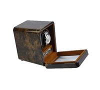 Unisex Watch Winder Box Wood Unisex Watch Winder, Single Rotation Winders Deluxe Silent Storage
