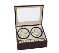 Unisex Watch Winder Boxes Automatic Watch Winder 4+6 Rotate Winding Box Quiet Motor Turn Table Device Mechanical W