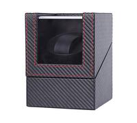 Unisex Watch Winder Carbon Motor Shaker Winder Holder Automatic Mechanical Winding Turntable Swinger Watch Storage Box Rotating Placer Household Mute Quiet and Well ope