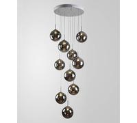 Unisex Watch Winder Chandelier 40 x 200 cm Duplex Hollow Living Room Loft Hotel Furniture Decorat Chandelier Stair Chandelier Creative Hotel Villa Staircase High Ceiling Pendant Light M