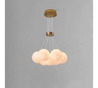 Unisex Watch Winder Chandelier 7 Milk White Round Cluster Bubble Chandelier 3D Printed Moon Planet Chandelier,Chandelier