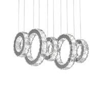 Unisex Watch Winder Chandelier Chandelier Ceiling Pendant Lights Gold Iron Plated LED Living Room Chandelier | Round Crystal Chandelier | Iron Chandelier | White Light | infinitely dimmable Lighting