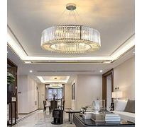 Unisex Watch Winder Chandelier Chandelier, Chandelier Lighting Round Crystal Light Fixtures Living Dining Room LED Lustres De Cristal(Cool Light 6000k,Dia80cm)