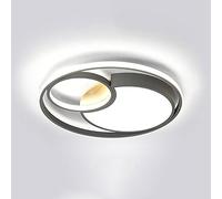 Unisex Watch Winder Chandelier, Contemporary Stitching LED Flush Mount Ceiling Light Fixture Positive White Light Monochromatic Ceiling Lighting Side Light of The Bezel Ceiling Lamp Ultra-Thin 1.9 i