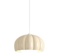 Unisex Watch Winder Chandelier Cream Style Pendant Light,Iron Polyethylene White Pumpkin Shape Hanging Lamp,Bright LED Light Source Three Colors of Light are More Eye-protectingChandelier,Chandelier
