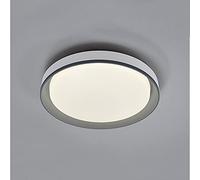 Unisex Watch Winder Chandelier, LED Acrylic Flush Mount Ceiling Light Fixture Round Thin Sect Ceiling Lighting Soft Light is Not Dazzling Ceiling Lamp Three-Color dimming and Adjustable(Grey,19.7in)