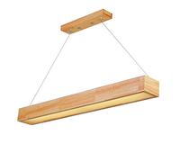 Unisex Watch Winder Chandeliers Ceiling Light Chandelier, Wooden Hanging Lamp Strip Acrylic Pendant Lights, LED Hanging Light, Long Strip Lamp with Adjustable Cord for Bedroom Living Room