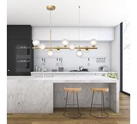 Unisex Watch Winder Mid Century Sputnik Pendant Lighting LED Glass Globe Chandelier with 9 Lights for Kitchen Island and Dining Room Contemporary Ceiling Pendant Light for Living Room Large Size