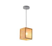 Unisex Watch Winder Nordic Style Wall Light Wall Lighting Fixtures Japanese Square Wooden Glass Pendant Light Nordic Farmhouse Ceiling Hanging Lamp Vintage Rustic Chandelier Fixture for Kitchen