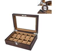 Unisex Watch Winder Shaker Box Wood Organizer Watch Case Large Holder for Men and Women Watches Display