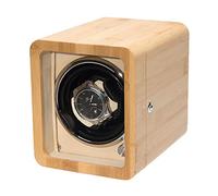 Unisex Watch Winder Single Automatic Mechanical Shaker Motor Rotating Device Dual-Power Watch Winding Box with Access Control Storage Case Quiet and Well Opera