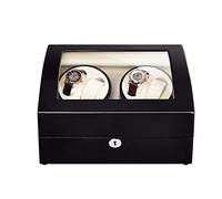 Unisex Watch Winder Watch Winder Black 4 Display Box Engine Automatic Watches CasesHoliday