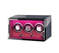 Unisex Watch Winder Watch Winder Box with Light Quiet Motor 5 Rotation Modes LED Illumination Fit Lady and Man Automatic Watches