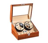 Unisex Watch Winder Watch Winder for Automatic Watches with Storage Spaces Shell Ultra-Silence 5 Rotation Mode Setting Fit Lady A