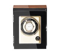 Unisex Watch Winder Watches and Jewelry Automatic Winder Extremely Silent Motor Adjustable Watch Pillows Wood Shell Piano Paint Exteri