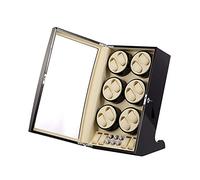 Unisex Watch Winder Watches and Jewelry Winder Box for Automatic Watch 4 Storage Space Independently Controlled Settings Fit Man
