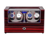 Unisex Watch Winder Winder Winding Device High-Gloss Paint Shaker Household Automatic LED Light Watch Box Business Collection Maintenance for Men and Women
