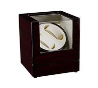 Unisex Watch Winder Winders 2-Digit Ebony Pattern Paint Mechanical Watch Automatic Winding Device Men and Women Household Mute Anti-m