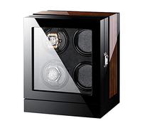 Unisex Watch Winder Winders 4-Slot Smart Winder Mechanical Automatic Winding Box LED Light Touch Screen Luxury Watch Shaker Quie