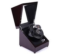 Unisex Watch Winder Winders Winder Automatic Winding 2+0 Ultra Quiet High-End Mechanical Display Decorative Watches Table Shaker Rotation Single Head Motor Watch Box