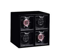 Unisex Watch Winder Wood Automatic Rotate Watch Winder with Mode Storage Boxes for 4 Watches