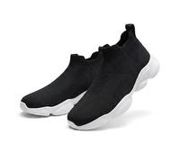 Unisex Wide Toe Box Sneakers - Zero Drop Breathable Knit | Wide toe box zero drop sneakers, breathable knit upper, lightweight flexible, slip-on barefoot shoes for walking gym