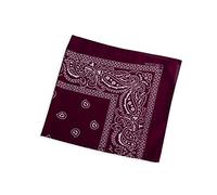 Unisexe Bandana Cachemire Chapeau Écharpe Bracelet de Poignet Bonne Qualité 9 Différentes Couleurs - Bordeaux, One size