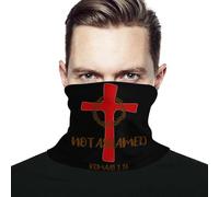 Unisexe Bandana Christianisme Religieux, Foi en Christ, Jésus Bandeaux Multi-Usage Headwrap Respirant Echarpe Gaiter pour Randonnée Motorcycle Bike