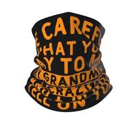 Unisexe Bandana Fais Attention À Ce Que Tu Me Dis, Ma Grand-Mère Est Folle Cache-Col Microfibre Bandeaux Multi-Usage Couvre-Chef pour Sports Motorcycle Bike