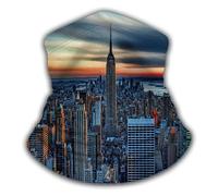 Unisexe Bande de Cheveux, Echarpe Gaiter Paysages du Monde Moderne de la Ville de New York Multi-Usage Écharpe Tube pour Extérieur Moto Randonnée