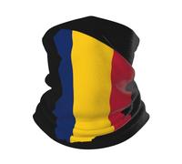 Unisexe Bandeau Magique Carte du Drapeau du Tchad Echarpe Tête Pirate Multi-Usage Echarpe Gaiter Élastique Cache-Col pour Sports Yoga Escalade