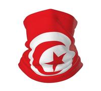 Unisexe Bandeau Magique Drapeau De La Tunisie Echarpe Tête Pirate Élastique Balaclava Respirant Décoration Faciale pour Escalade Course À Pied Motorcycle