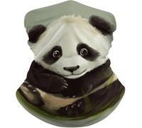 Unisexe Bandeau Magique,Mignon Petit Panda,Écharpe Demi-Visage Élastique Cache-Cou pour Adulte Cyclisme Randonnée 26X30cm