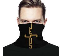 Unisexe Bandeaux Christianisme Vintage du Christ Jésus Bandana Élastique Echarpe Tête Pirate Respirant Décoration Faciale pour Randonnée Ski Course À Pied