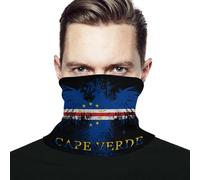 Unisexe Bandeaux L'Aigle du Drapeau du Cap-Vert Protection du Visage Respirant Headwrap Anti-Solaire Balaclava pour Motorcycle Bike Escalade