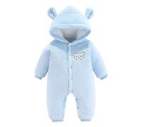 Unisexe BB Grenouillres Combinaison Barboteuses garçons Filles Barboteuse Une pièce Longues Capuche Automne Pilote Enfant Deguisement Chic Grenouillère Hiver Pyjama pour Garçon et Fille, 2-36 Mois