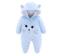 Unisexe BB Grenouillres Combinaison Barboteuses garçons Filles Barboteuse Une pièce Longues Mode Combi Automne Hiver Body Nouveau Né Tenue Manches d'hiver Costume Enfant Chaud