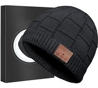 Unisexe Bluetooth Beanie Chapeau Casque Musique Courir Chapeau Tricoté avec Haut-Parleur Stéréo & Mic Unique Noël Tech Cadeaux pour Hommes Femmes Adolescents Garçons Filles