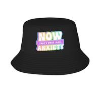 Unisexe Bob Voilà Ce Que J'Appelle De L'Anxiété Black 5 Chapeau De Soleil Respirant Chapeau De Pêcheur Mode Bucket Hat pour Pêche Camping Voyage