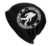 Unisexe Bonnet d'hiver Tricoté Distanciation Sociale Bigfoot2 Chapeau De Ski Doux Bonnet De Nuit pour Le Patinage, Le Camping, La Course