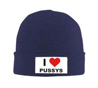 Unisexe Bonnet Tricoté Drôle, J'aime la Chatte, J'aime Le Sexe Bonnet Chapeau Tricot Léger Chapeau Tricoté pour Sports Adultes Cyclisme