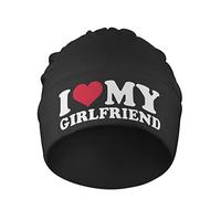 Unisexe Bonnets De Ski Cœur Drôle J'aime Ma Copine Hommes Bonnet À Revers Mode Bonnet d'hiver Chaud Hiver Chapeaux pour Ski Hiver Course