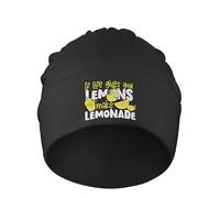 Unisexe Bonnets De Ski Si La Vie Vous Donne des Citrons, Faites De La Limonade. Hiver Chapeaux Chaud Bonnets Tricoté Doux Bonnet d'hiver pour Hiver Ski Cyclisme