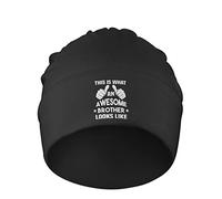 Unisexe Bonnets De Ski Voici À Quoi Ressemble Un Frère Génial Bonnet À Revers Chaud Hiver Chapeaux Doux Bonnet d'hiver pour Quotidien Ski Patinage