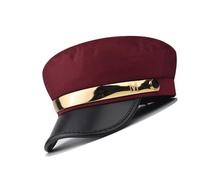 Unisexe Britannique Polyester Coton Mélange Hiver Bérets Chauds Pliés Compact Stockage Décontracté Accessoire de Mode Tendance Britannique Pour Le Shopping Et Les Voyages, Framboise, taille unique